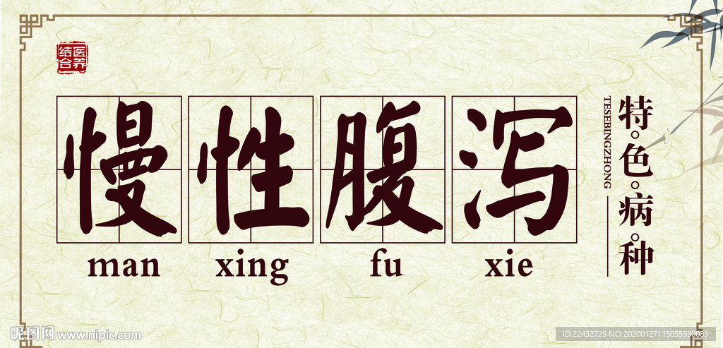 慢性腹泻海报