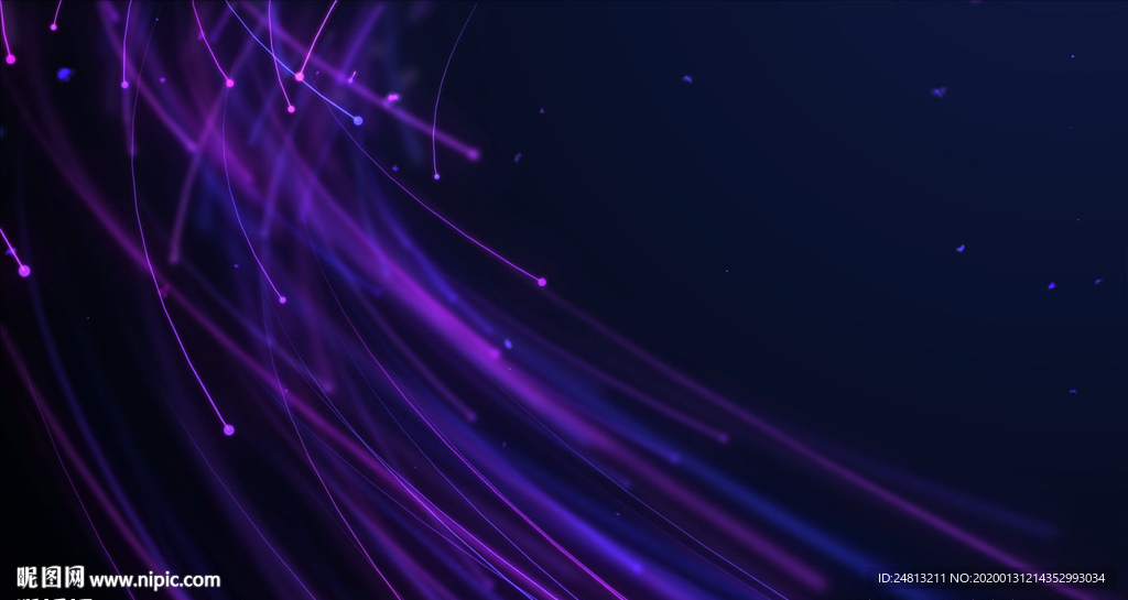 4K梦幻粒子背景AE模板