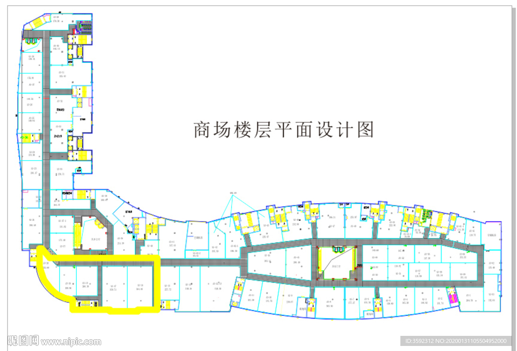 大型商场楼层设计详图