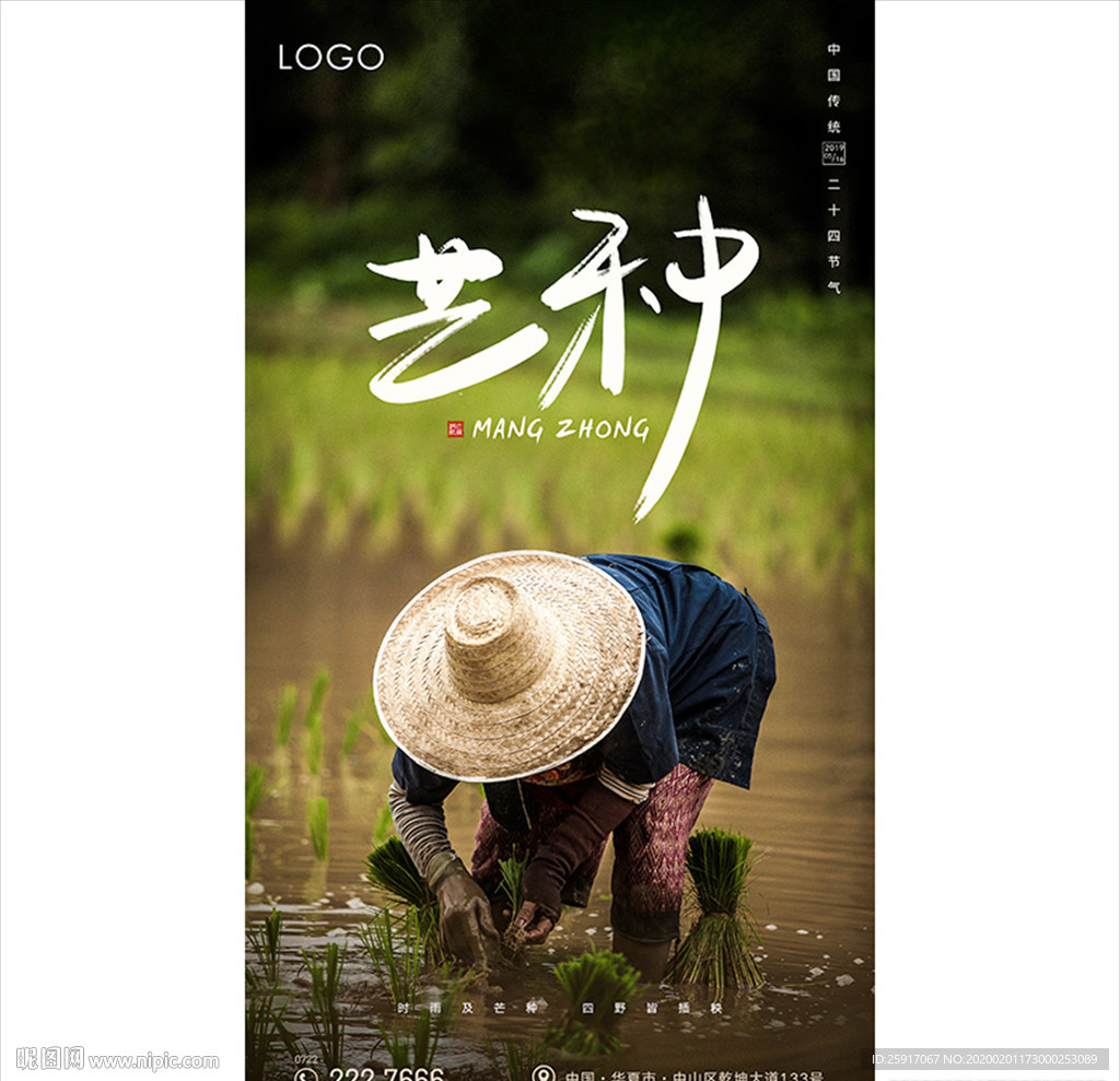 芒种 芒种海报 地产微信