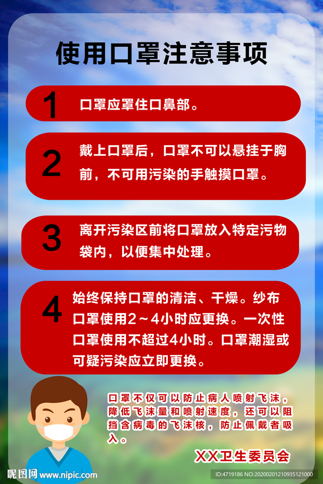 使用口罩注意事项
