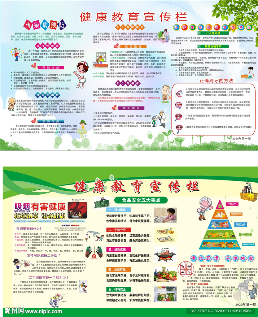 健康教育展板