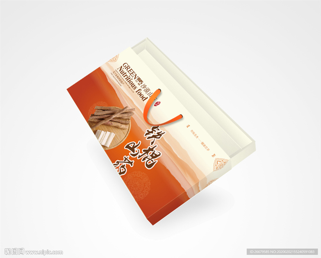 山药礼盒设计  平面图