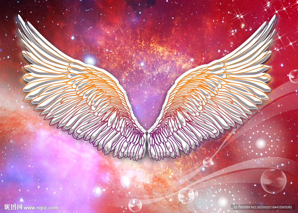 翅膀网红拍照背景墙