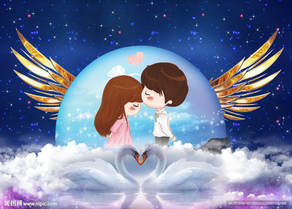 翅膀网红拍照背景墙