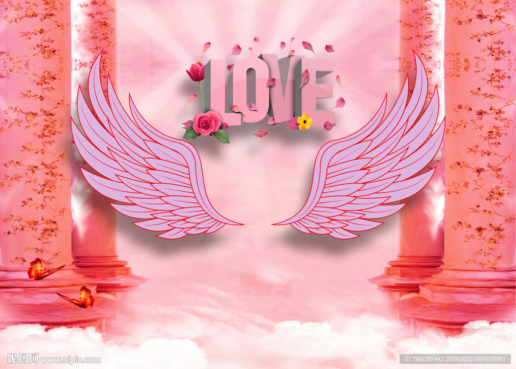 网红拍照背景墙