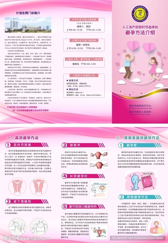 重庆市急救医疗中心避孕