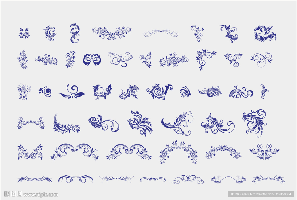 矢量花纹