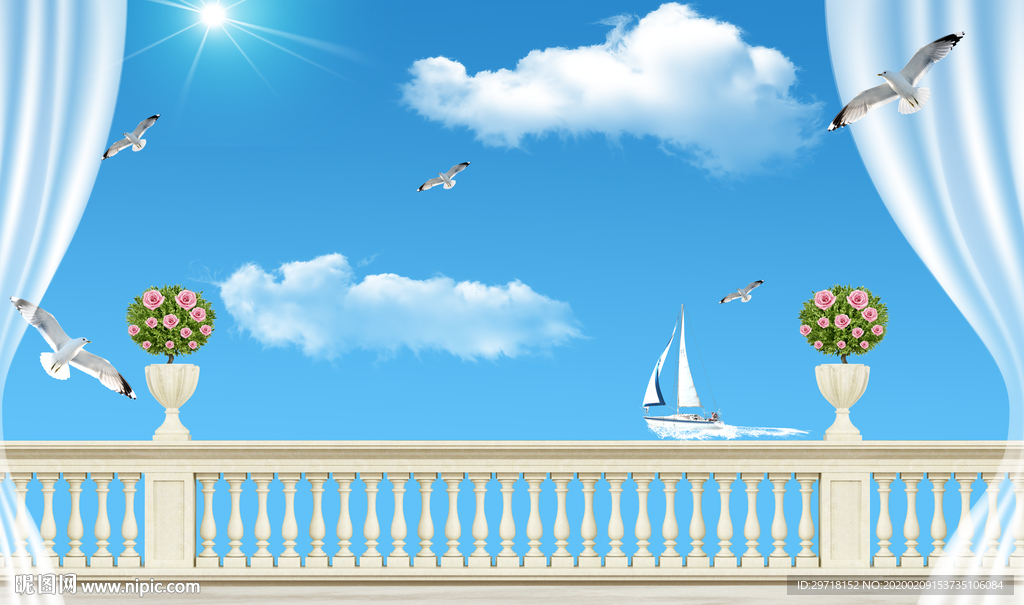 海景天空