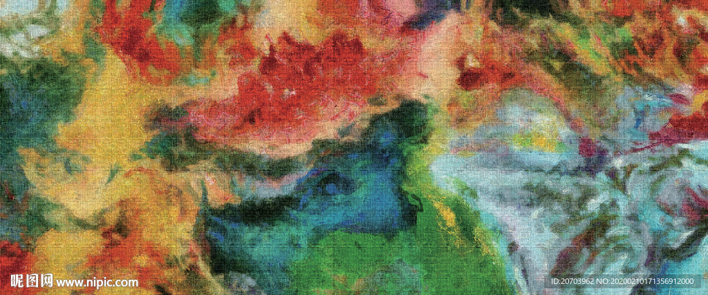 抽象油画