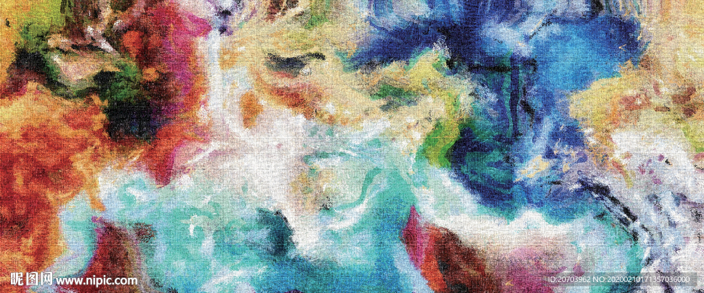 抽象油画