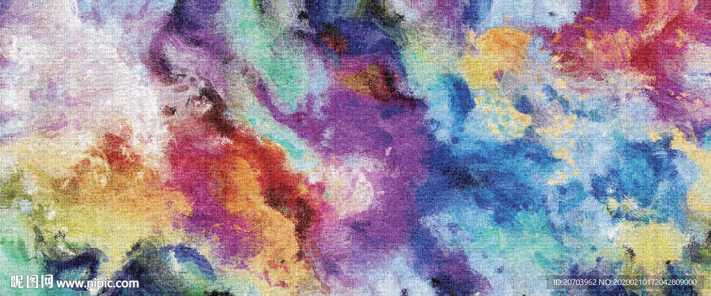 抽象油画