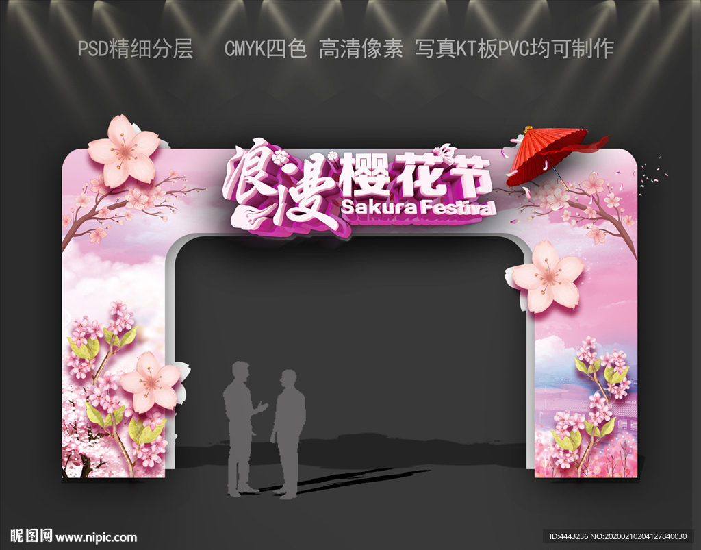 樱花节拱门