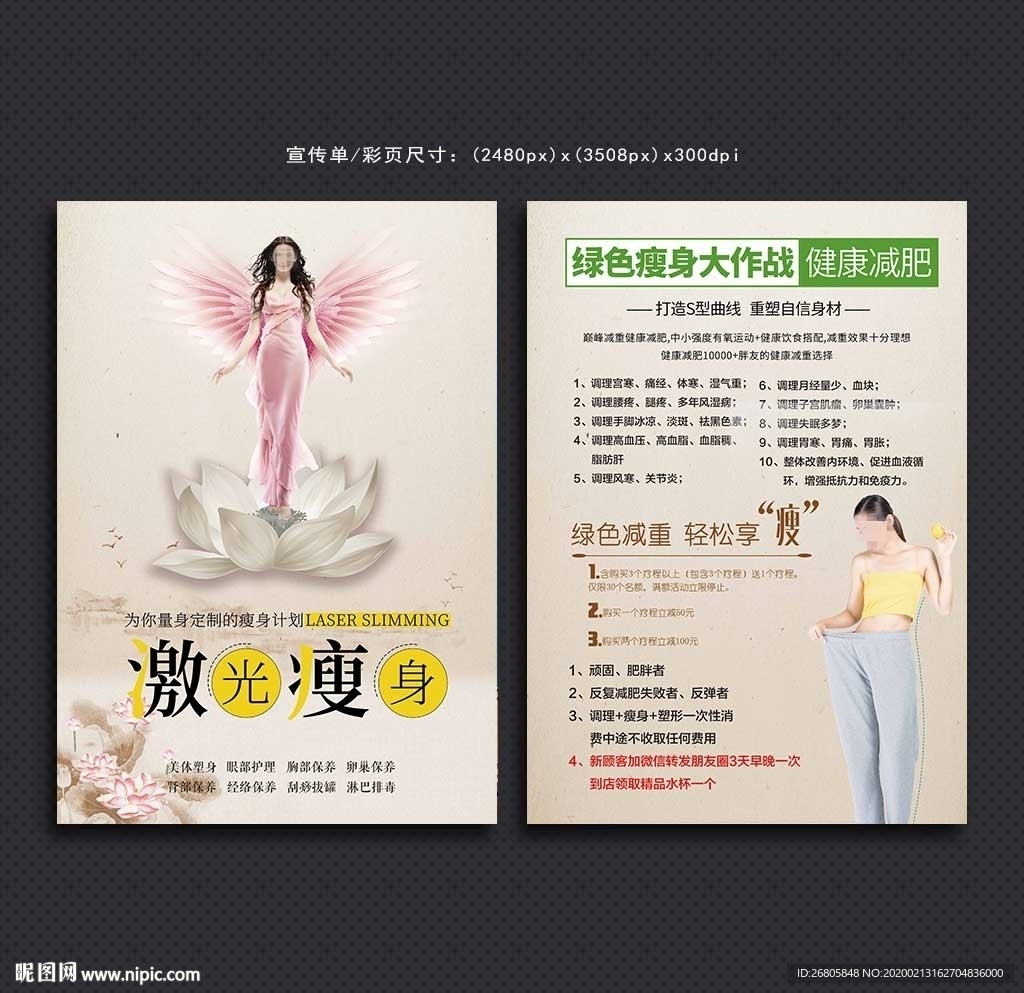 减肥彩页