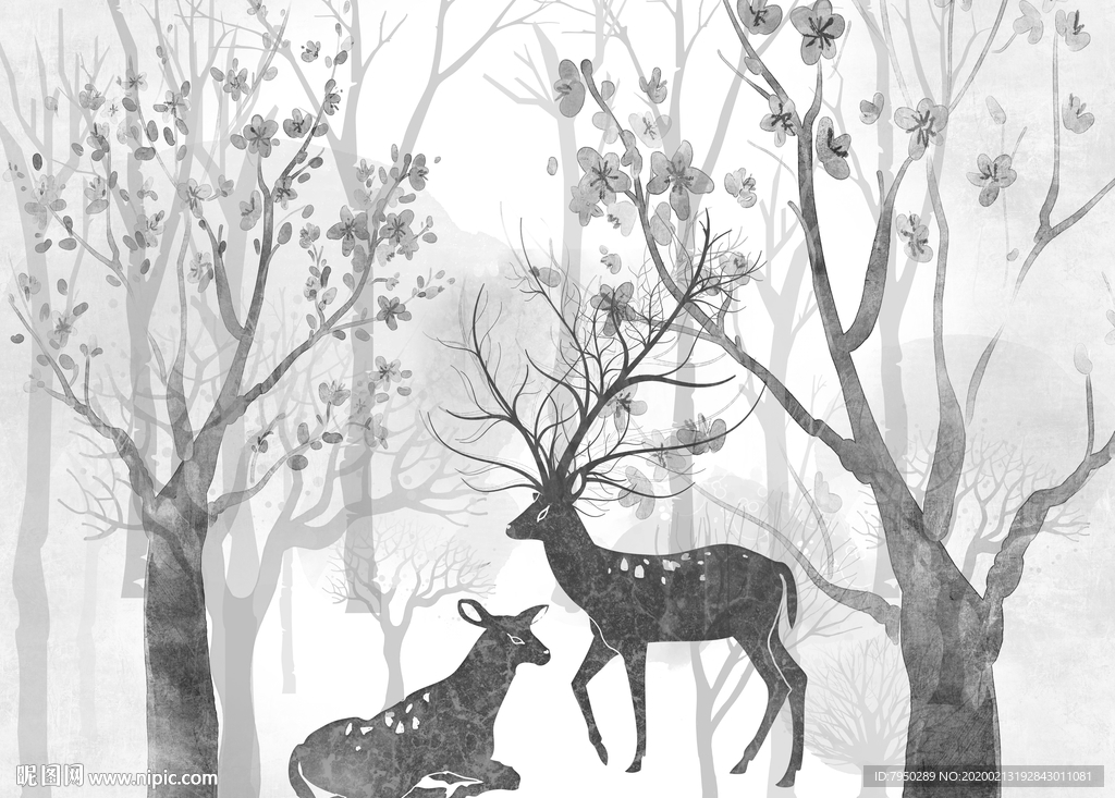 北欧北欧装饰画