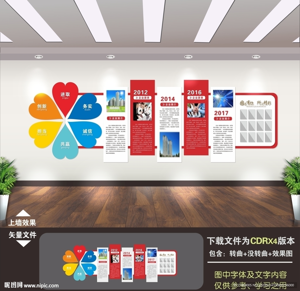 企业文化墙 企业文化
