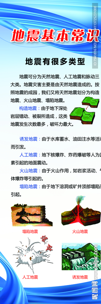 地震 地震基本常识 地震类型