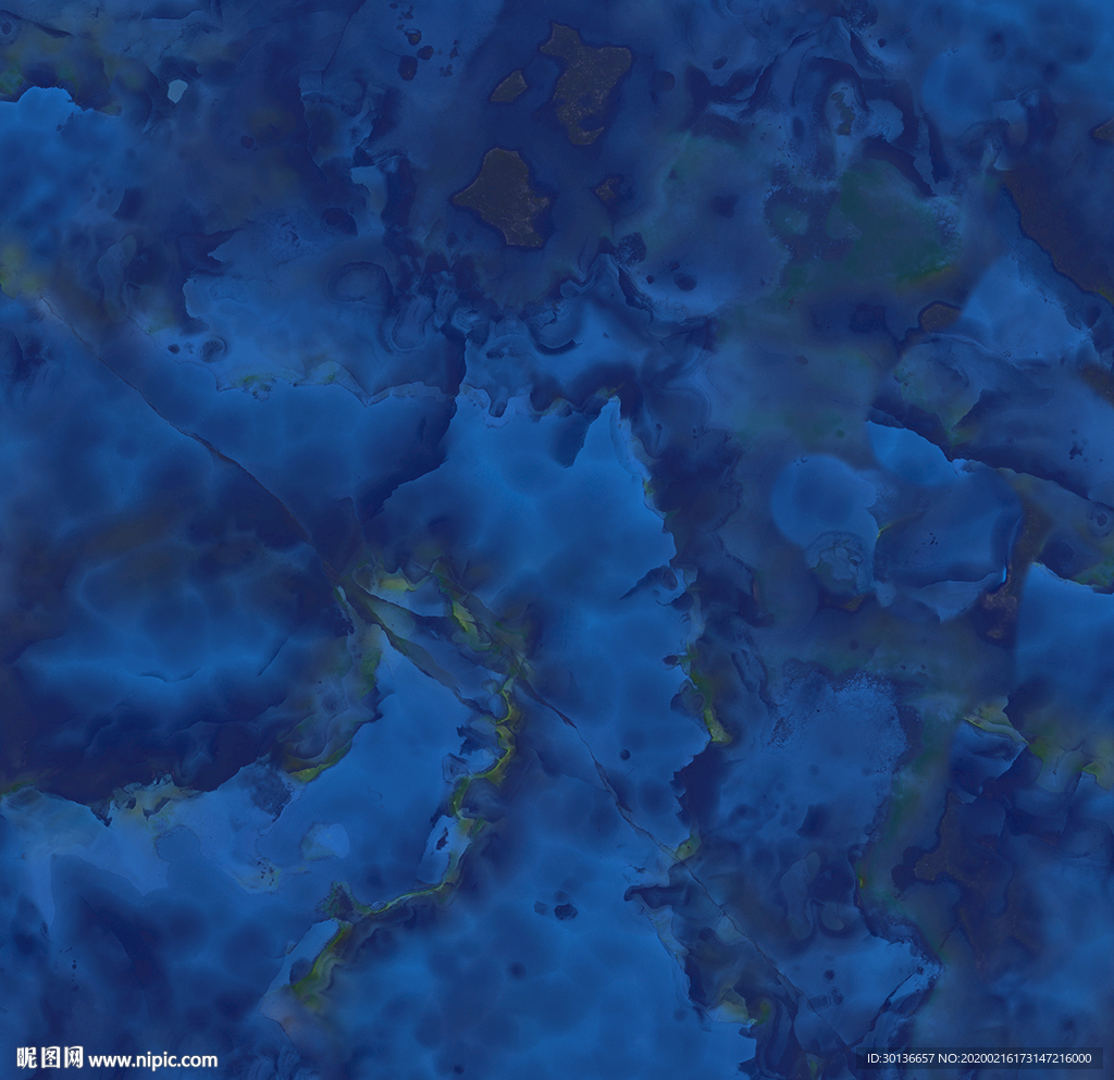 蓝色深色石材 PSD通道分层