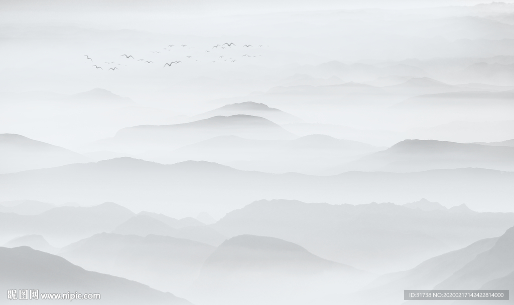 新中式山水画