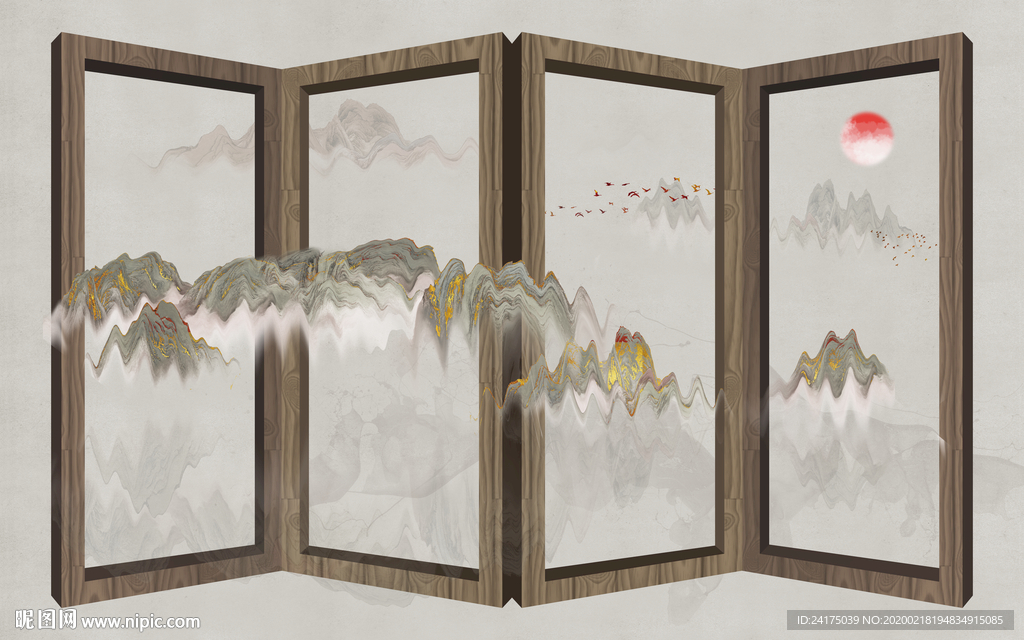 水墨山水