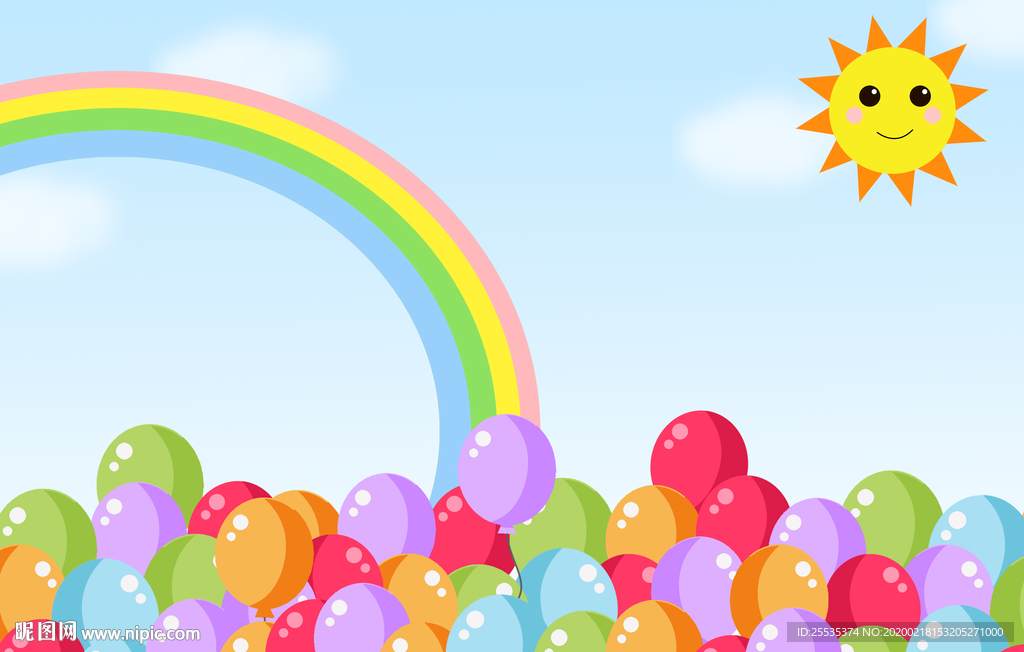 幼儿园卡通背景图片