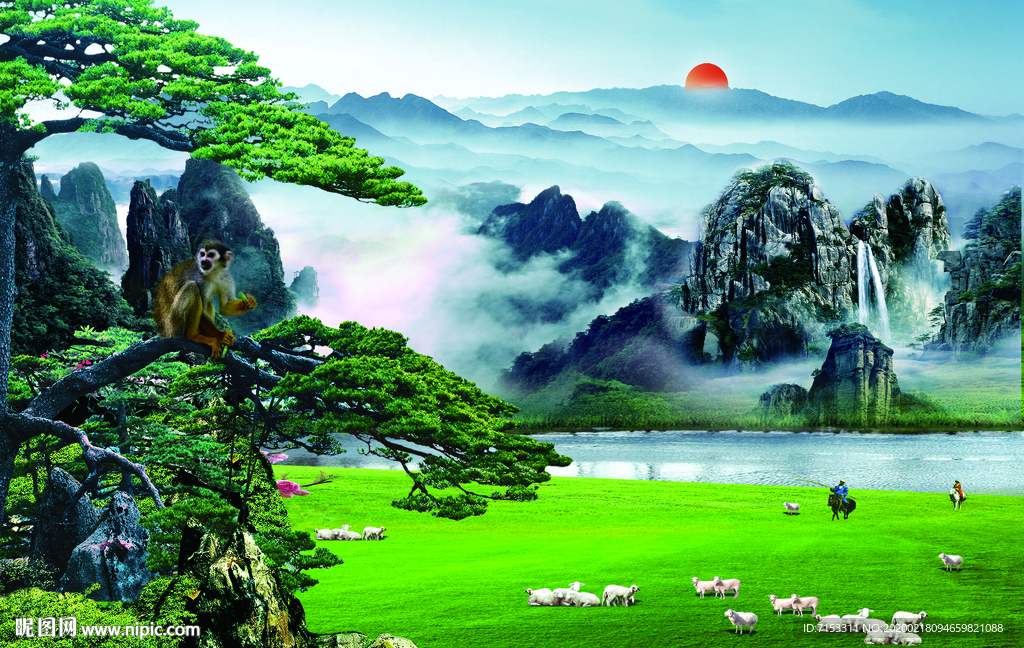 山水 风景画