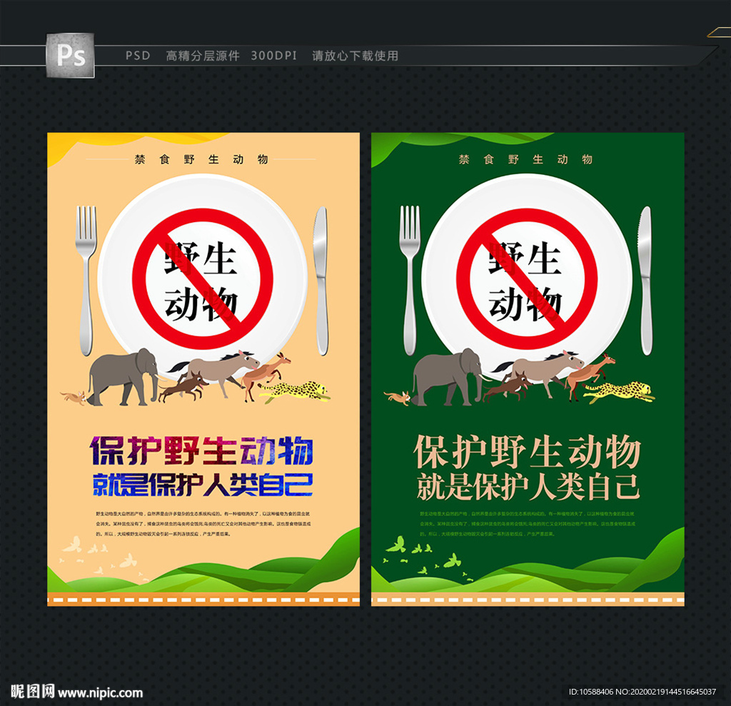保护野生动物