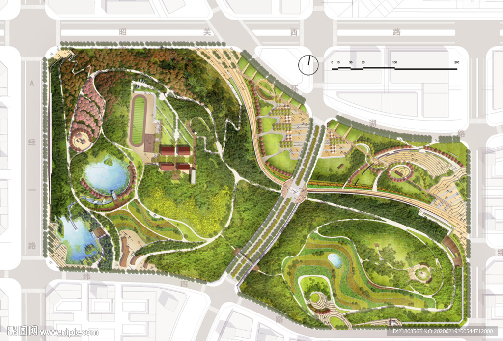 含山森林公园总平