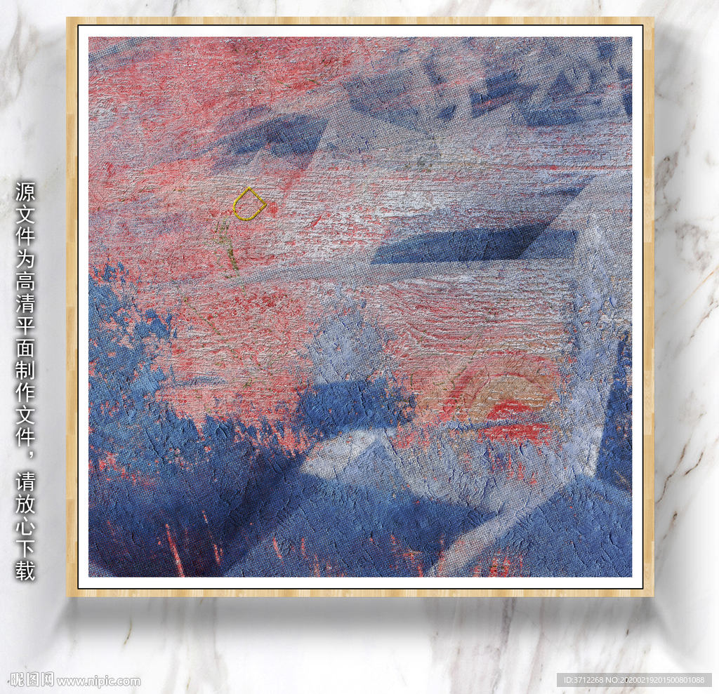 线条油画