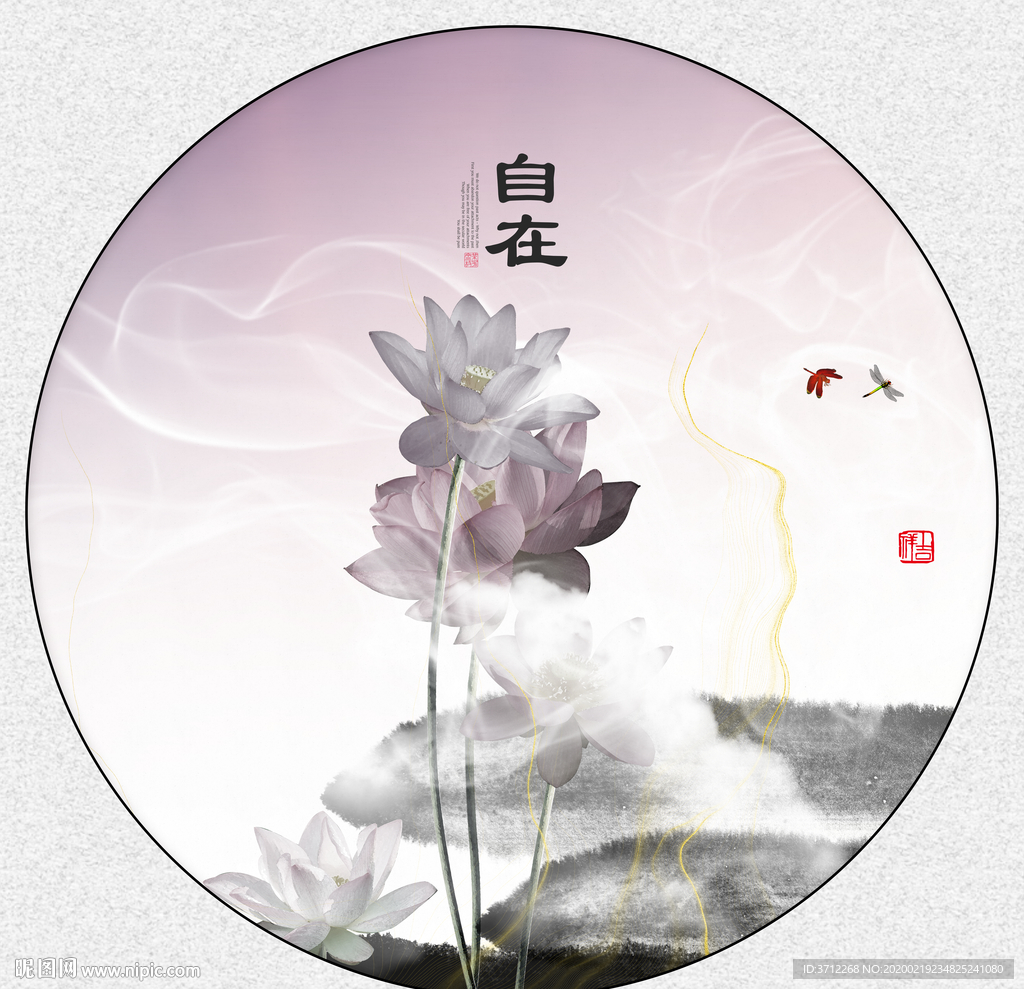 线条纹理饰画
