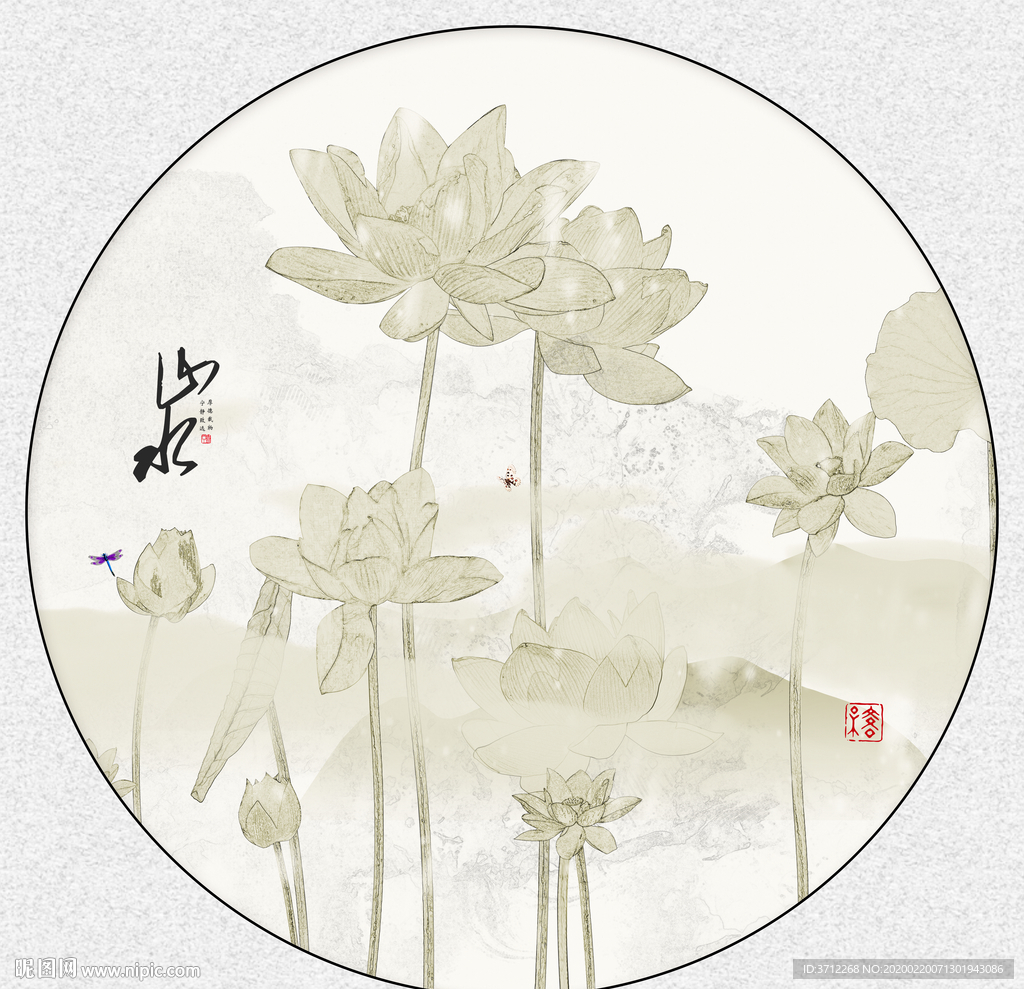 现代组合无框画