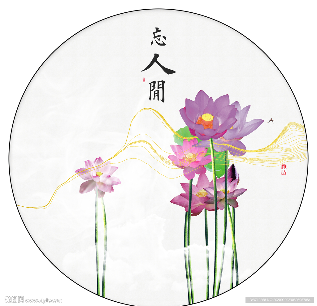 高清荷花