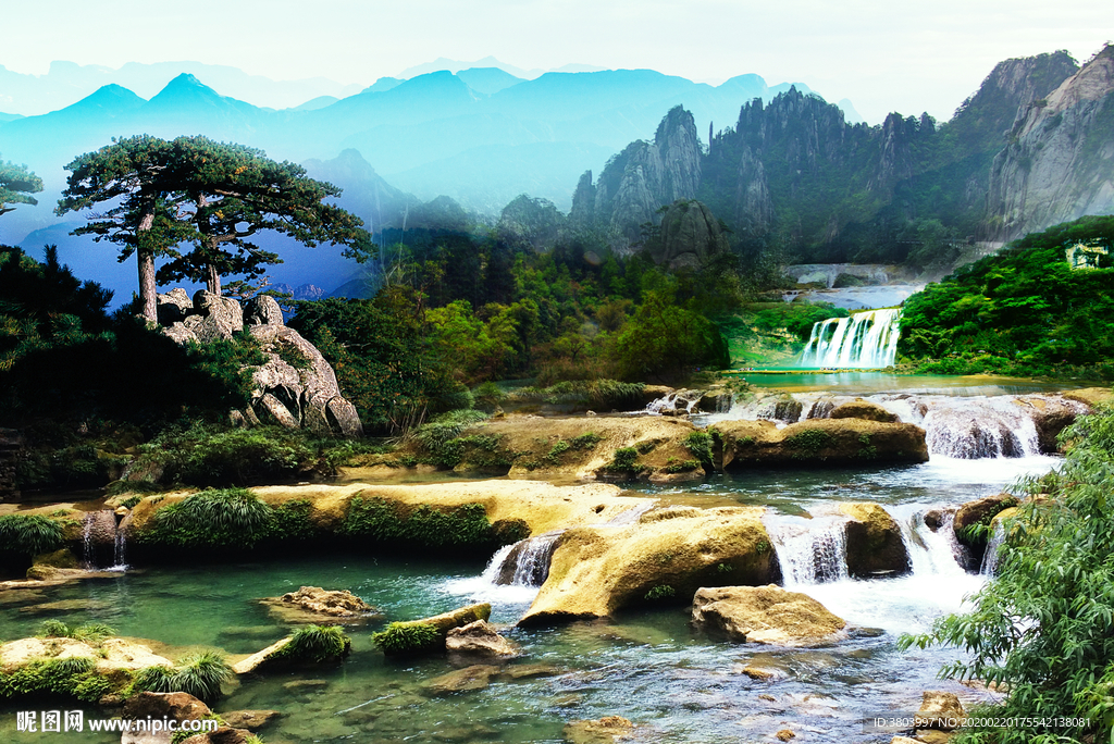 山水风景画 山水画