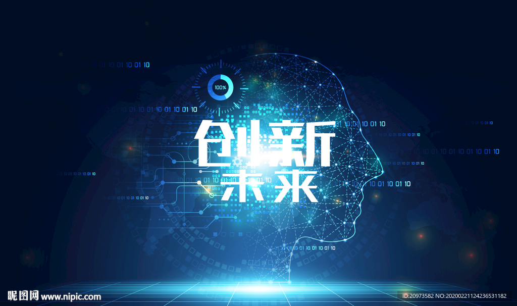 科技创新未来背景