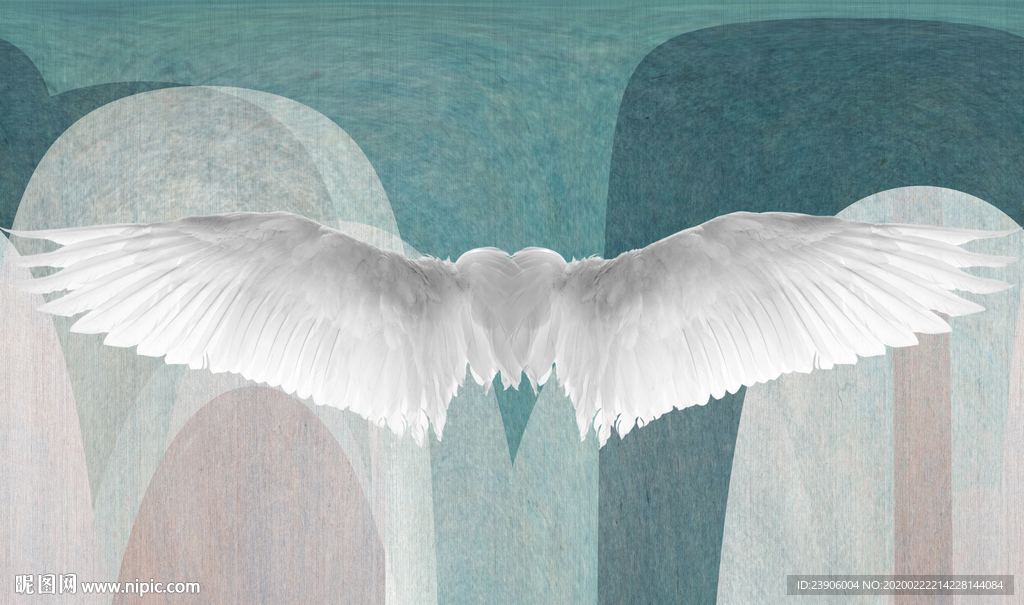 羽毛背景墙 简约羽毛背景墙