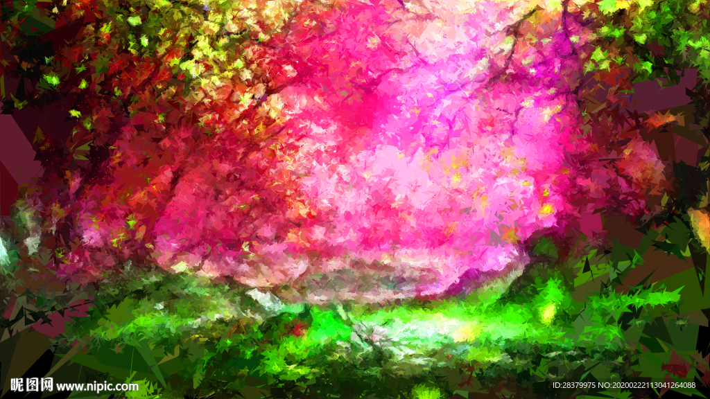 梦幻艺术抽象画