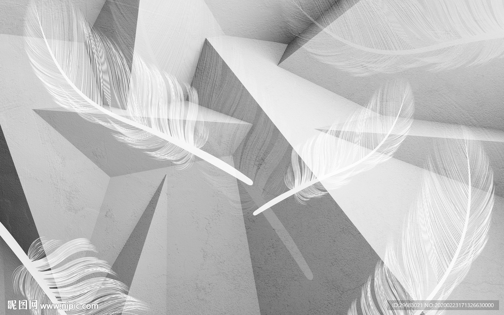 几何新品奢华画 tif分层