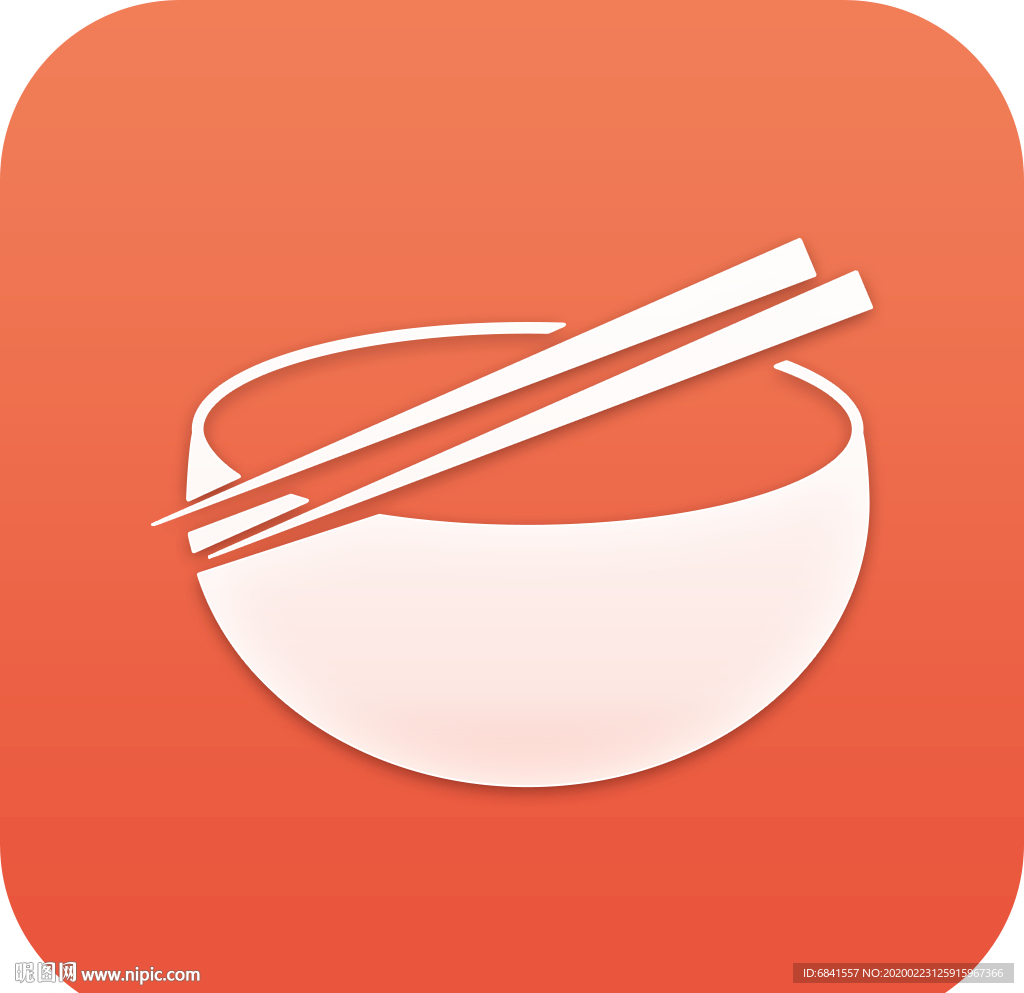 矢量餐饮icon图标碗筷