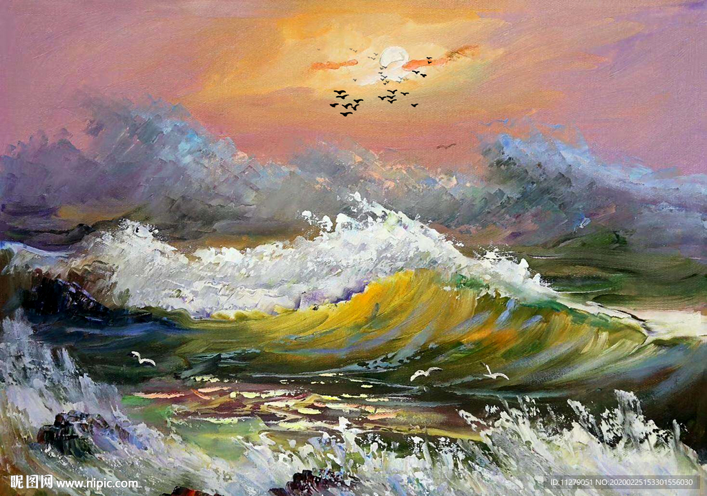 海景油画