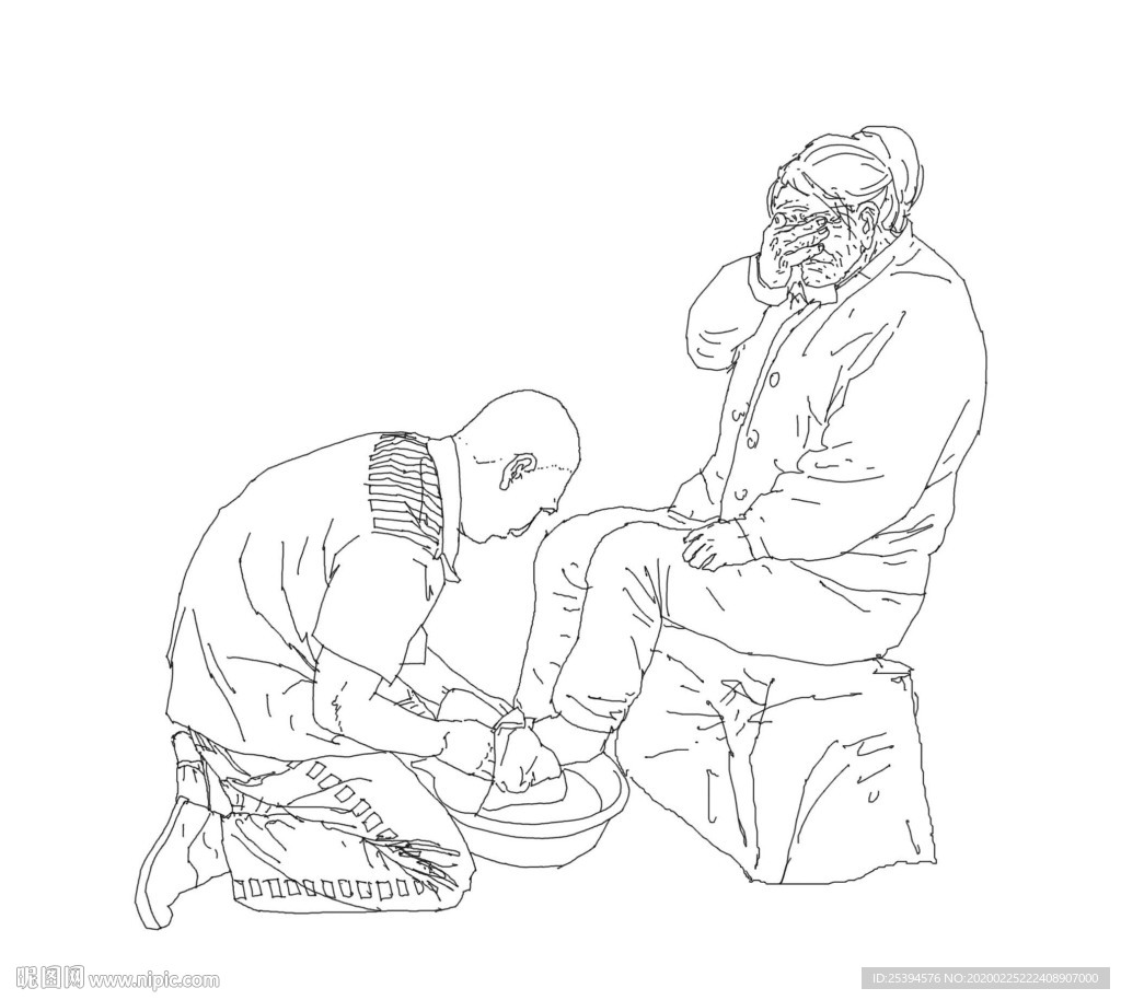 忏悔 帮妈妈洗脚
