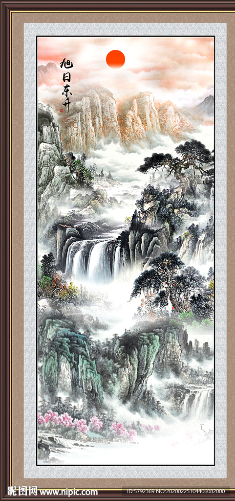 山水画国画山水画