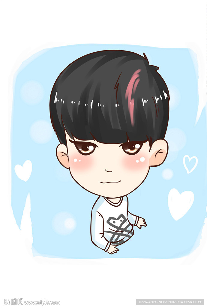 原创Q版 PSD精细分层人物