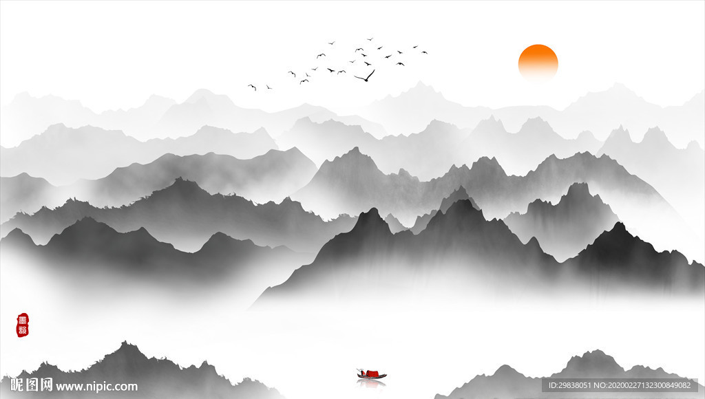 水墨山水