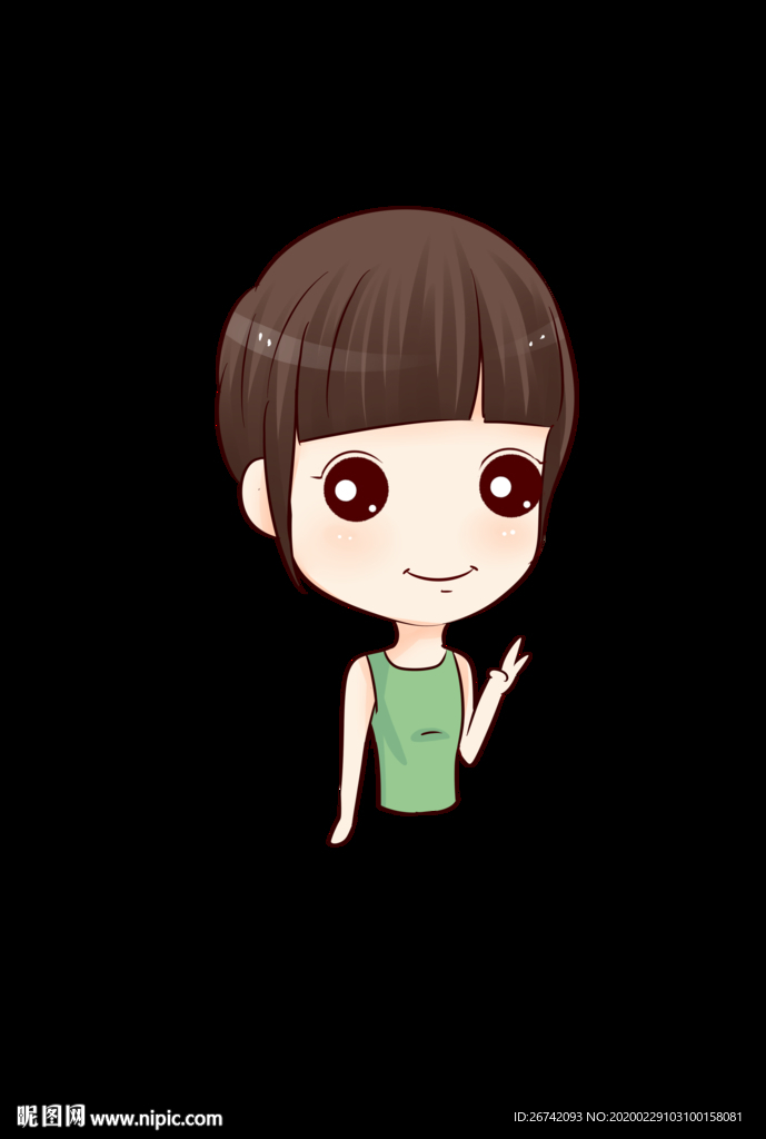 原创Q版 PSD精细分层人物