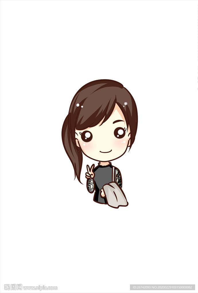 原创Q版 PSD精细分层人物