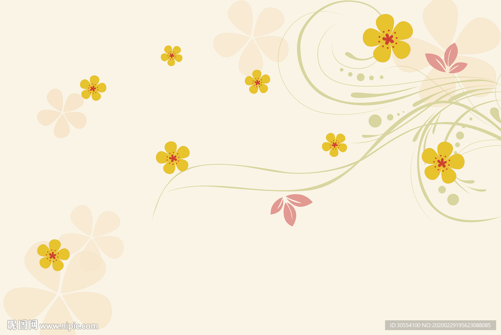 花背景墙图片