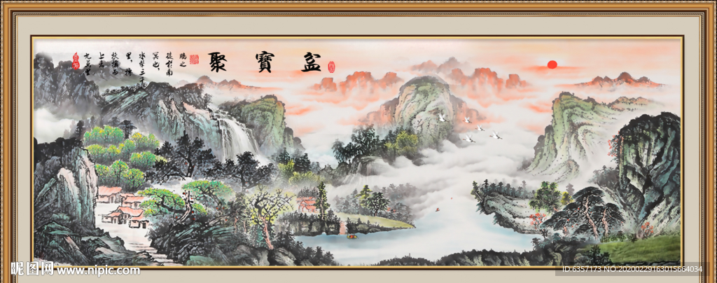 山水画国画山水画