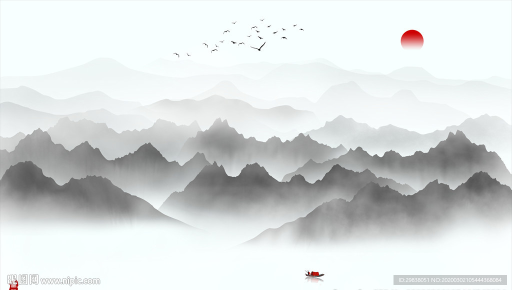 国画山水