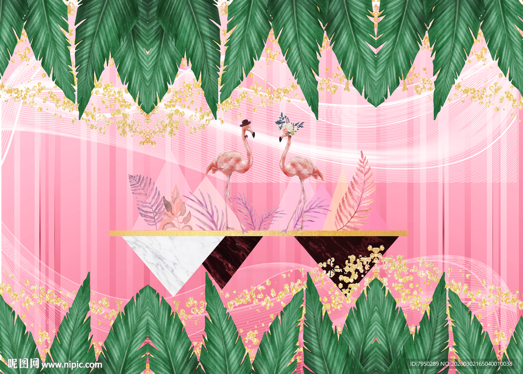 北欧装饰画 背景墙