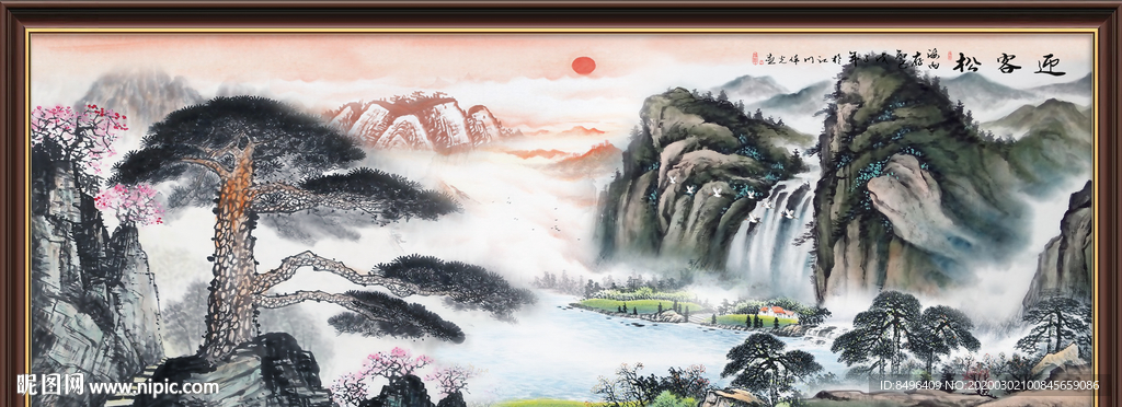 山水画国画山水画